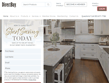 Tablet Screenshot of directbuy.com